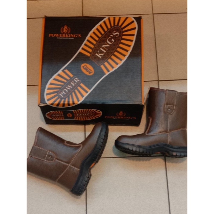 ✨COD Sepatu Safety Shoes Power King Model Texas Diskon