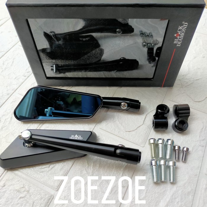 ✨COD Spion Circuit Black Diamond Vario 125 Kaca Spion Vario 125 Bd Bisa Gojek