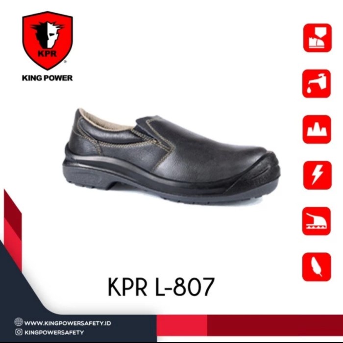 ✨COD Sepatu King Power Safety Kpr L 807 Terbaru