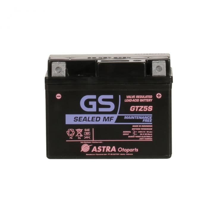 ✨New Aki Motor Kering Gs Astra Gtz-5S Mf 3.5Ah Terbatas