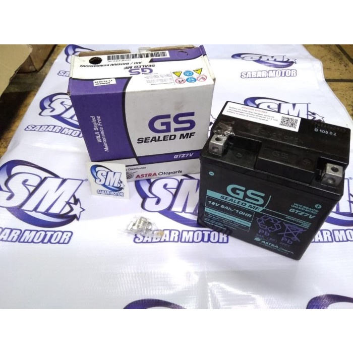 ✨New Aki / Accu Gs Astra Gtz7V Aki Yamaha Nmax / Accu Yamaha Nmax/Aerox 155 Terbatas