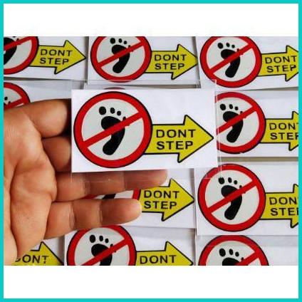 

Cutting Sticker Jangan diinjak 20JVLZ3 suku cadang last stok