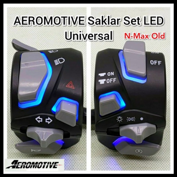 ✨New Saklar Set Nmax Old Led Aeromotive Universal Limited