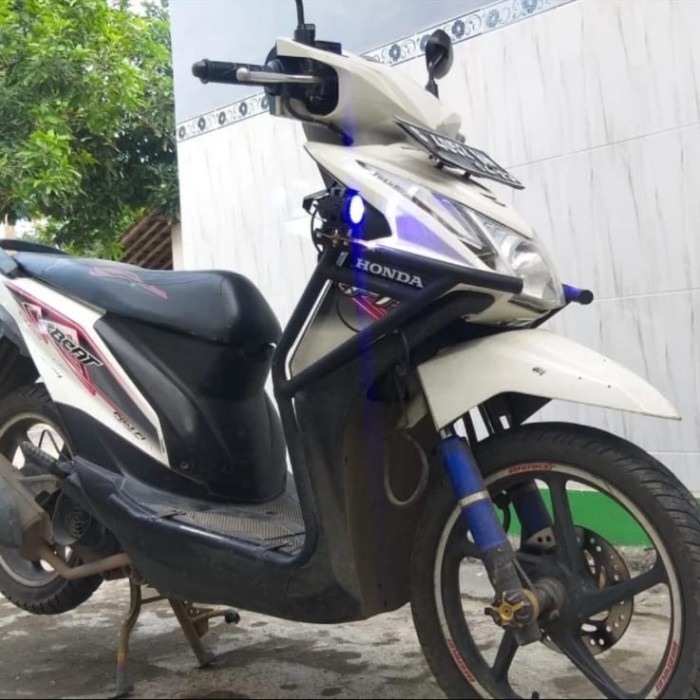 ✨New Ori Tubular Beat Fi Lama Crashbar Beat Dudukan Lampu Body Protector Bisa Sameday