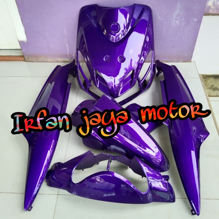 ✨New Ori Cover Body Full Halus Yamaha Mio Smile Ungu Berkualitas