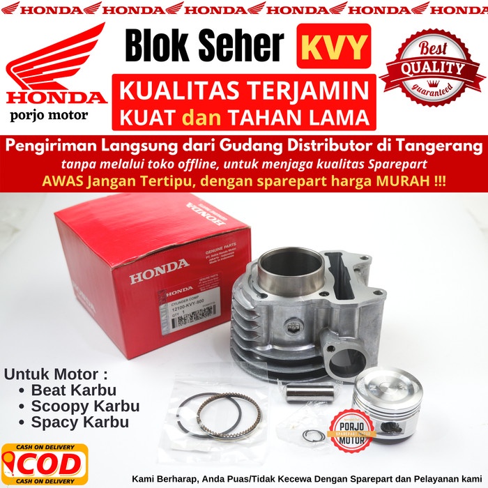 ✨Ori Blok Seher Beat Karbu Block Seher Beat Karbu Scoopy Karbu Spacy Karbu Diskon