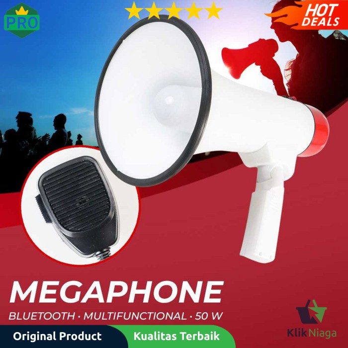 ✨New Ori Toa Megaphone Bluetooth Multifunctional Shouter 50 W - 909 Terbaru