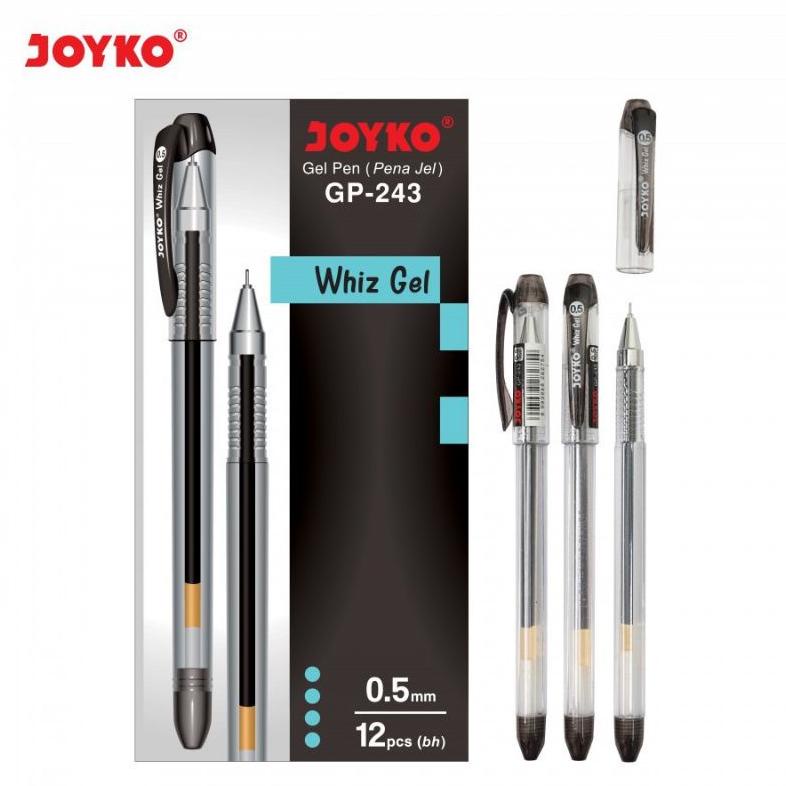 

BISA COD Pulpen Gell Joyko Gp-243 Whiz gell ( 1pak/12pcs ) TERMURAH