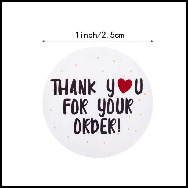 

HOT DEAL STIKER THANK YOU FOR YOUR ORDER (500PCS) TEMPELAN UCAPAN TERIMA KASIH !!!!!!