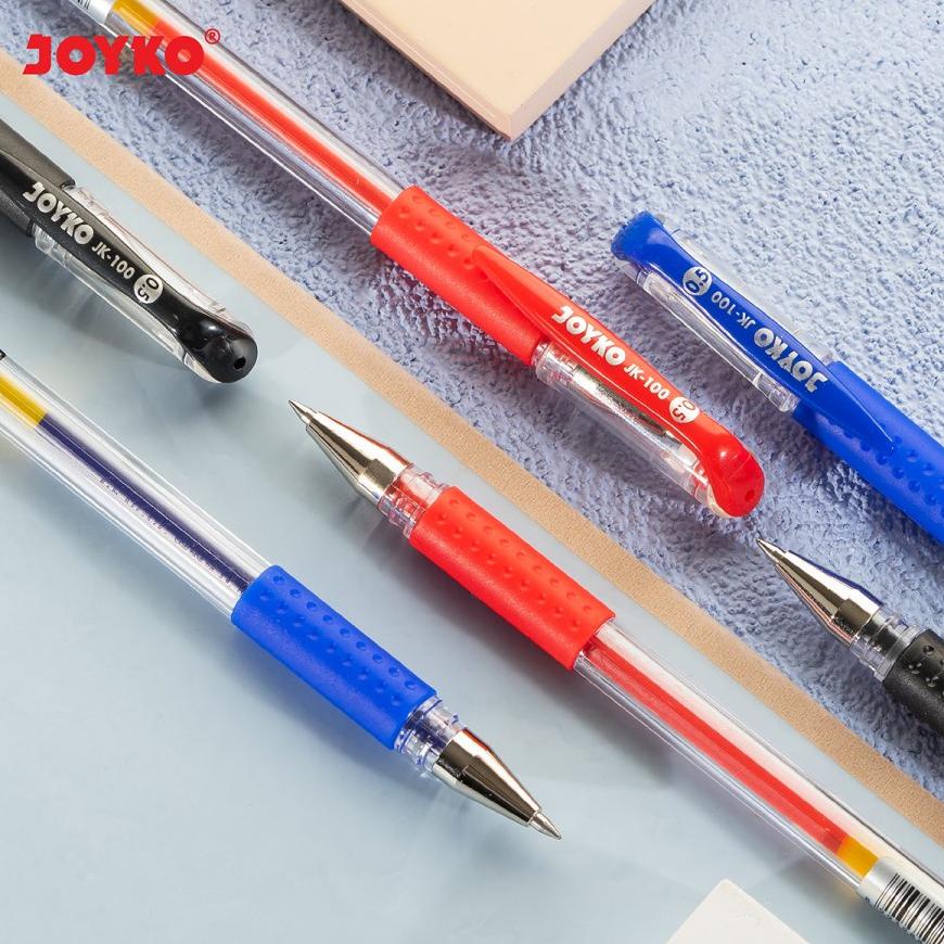 

TERMURAH [BOX/12 PC] PULPEN / GELPEN JOYKO KING JELLER JK-100 0.5MM PROMO