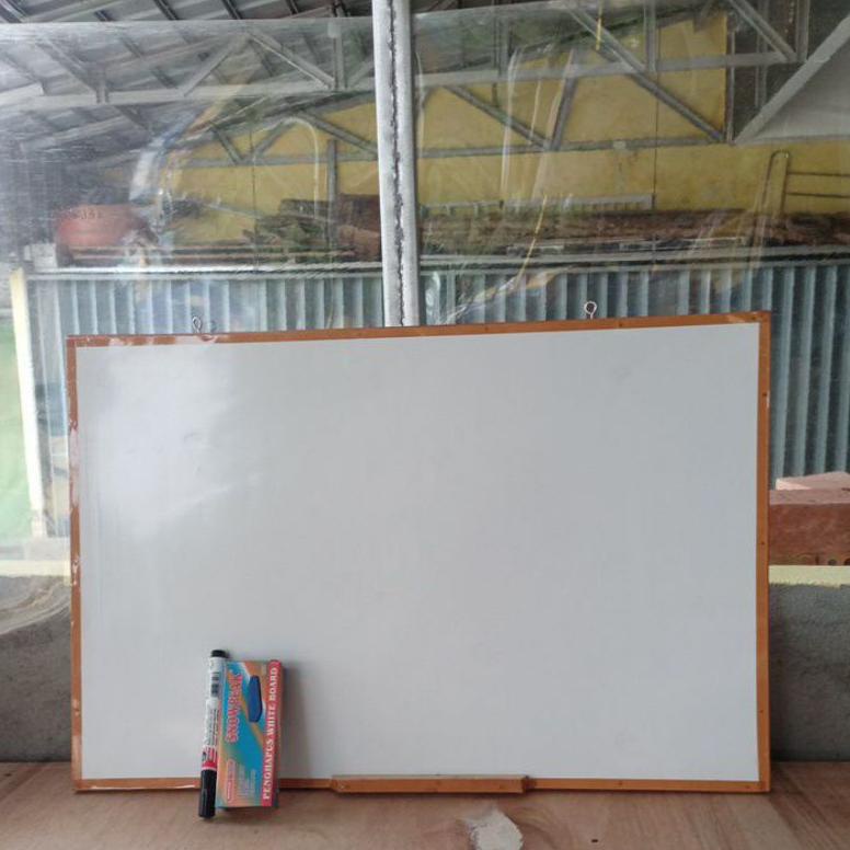 

COD (1pcs) papan tulis kayu / papan whitebiard (free spidol + penghapus) SPECIAL PROMO