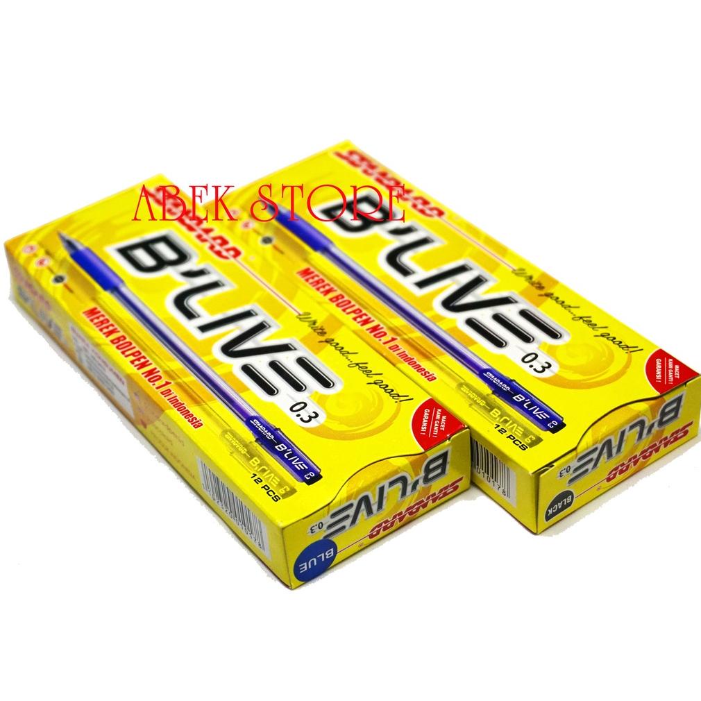 

TERLARIS 12pcs - Pulpen STANDARD Pen BLIVE | Bulpen BLive | BLIVE | B-Live PROMO TERMURAH