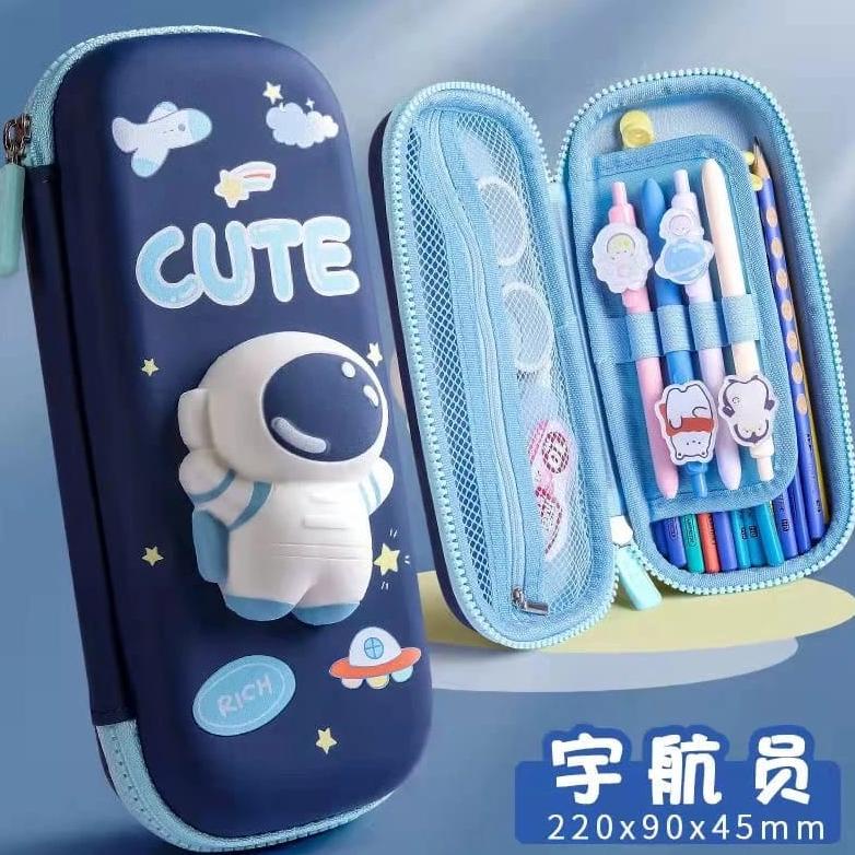 

PROMO SPECIAL Tempat Pensil Karakter Timbul 3D Motif Unicorn BTS21 Astronot Shark Dino Hellokitty Frozen Kotak Pensil Anak TERMURAH