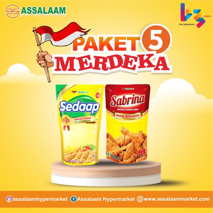 

PAKET 5 SEMBAKO MERDEKA /PKT