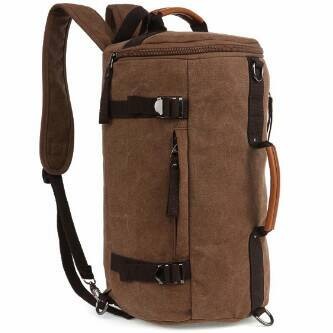 ✨New Tas Ransel Kanvas Tabung  Tas Model TabungTas Olahraga Terbaru