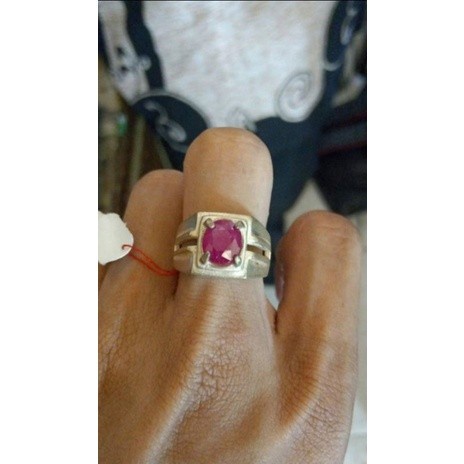 ✨Termurah Cincin Batu Ruby Cutting Burma Bisa Sameday