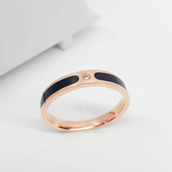✨Termurah Cincin Italy Hitam 750 Limited