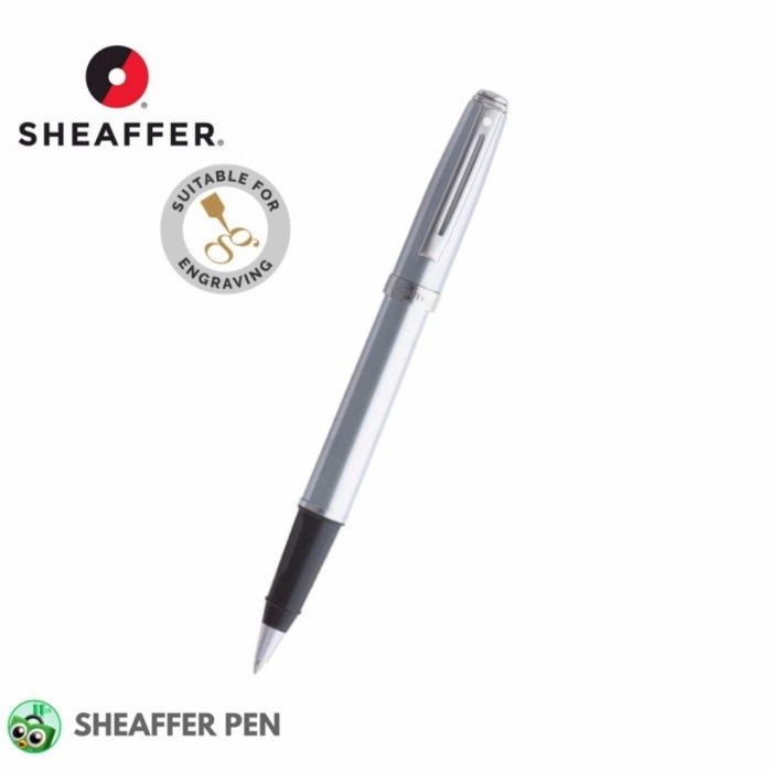 

✨Sale Sheaffer® Prelude Brushed Chrome Plate Feautring Nickle Rollerball Berkualitas