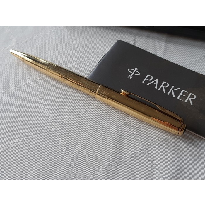 ✨Sale Pen Parker Sonnet Ballpoint Gold Classic Nos Terbatas