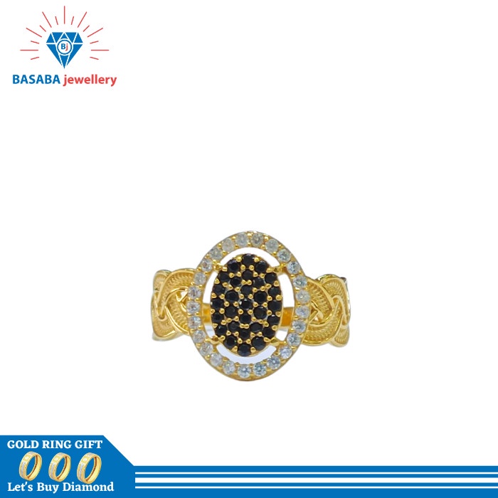 ✨Termurah Cincin Emas 375 Wanita Emas Muda Cincin Emas Asli Terbatas