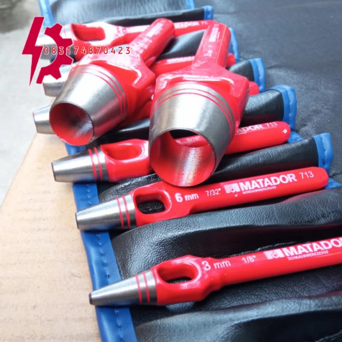 

✨Sale Matador Hollow Punch Set 8 Pcs Alat Pembolong Plat Set Original Berkualitas