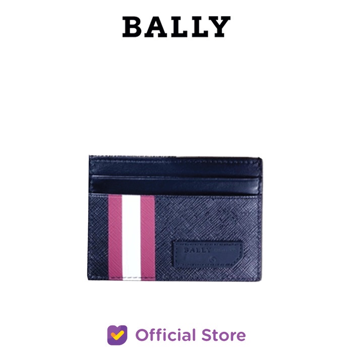

✨Sale Bally Bhar Card Holder - Black/Red/White Terbaru