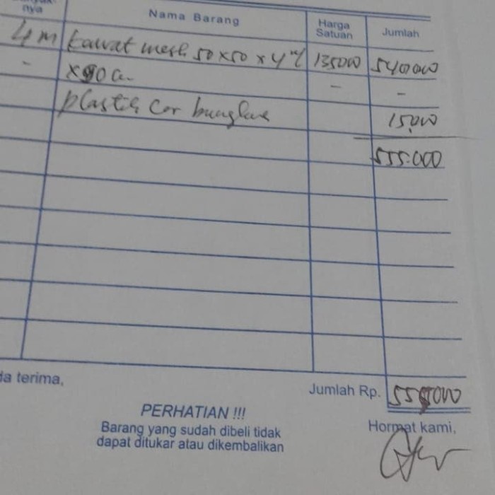 

✨Sale Nota Bpk Nimaudin Bisa Sameday