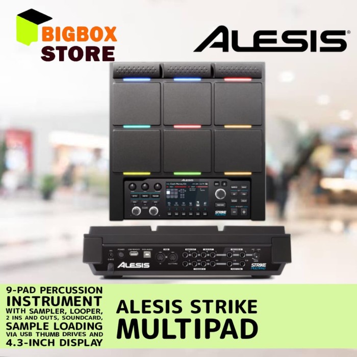 

✨Sale Alesis Strike Multipad Percussion Pad With Sampler And Looper Terbatas