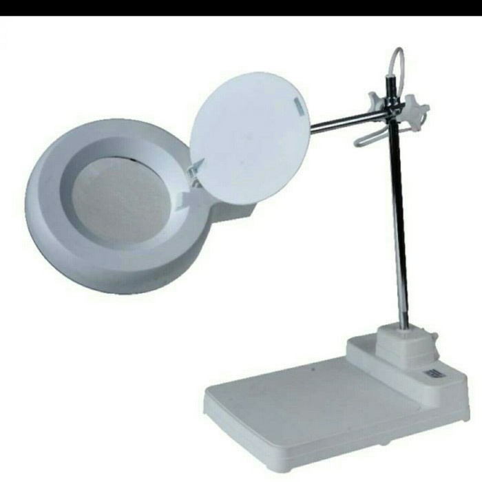 

✨Sale Krisbow Led Fix Round Magnifier Lamp 5 Diopter Kw0600812 Terbatas