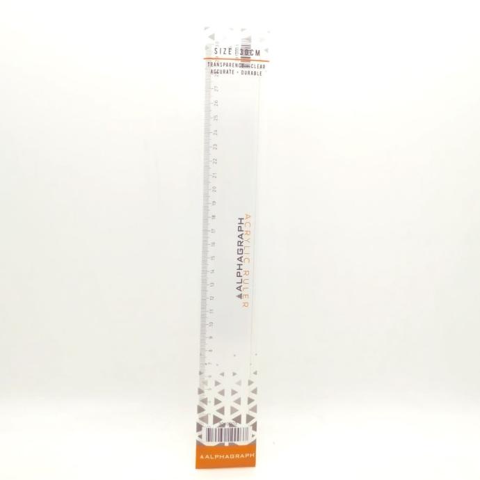 

Penggaris Plastik Alphagraph 30Cm Kode 893
