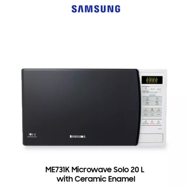 ✨Ready Resmi Samsung Me731K/Xse Microwave Oven [20 L] Me 731 0 Liter Low Watt Bisa Gojek