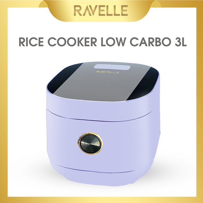✨Ready Ravelle Rice Cooker Low Carbo Lilac Lavender 3 Liter - Rice Cooker 3L Terbaru