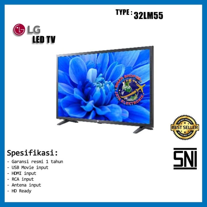 ✨Ori Lg Led Tv 32 32Lm55 Diskon
