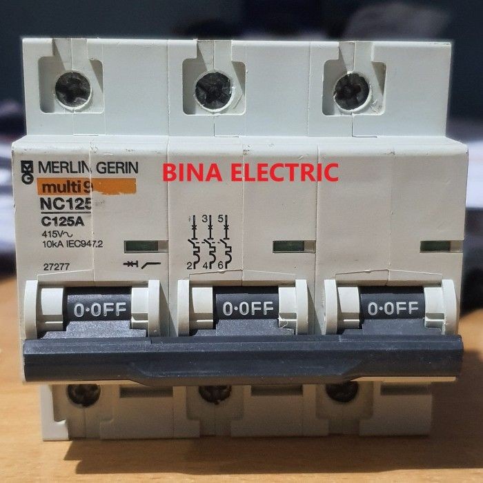 ✨Ori Mcb Multi9/Multi 9 Merlin Gerin Nc125 3P 125A / Mcb Merlin Gerin 125A Bisa Gojek
