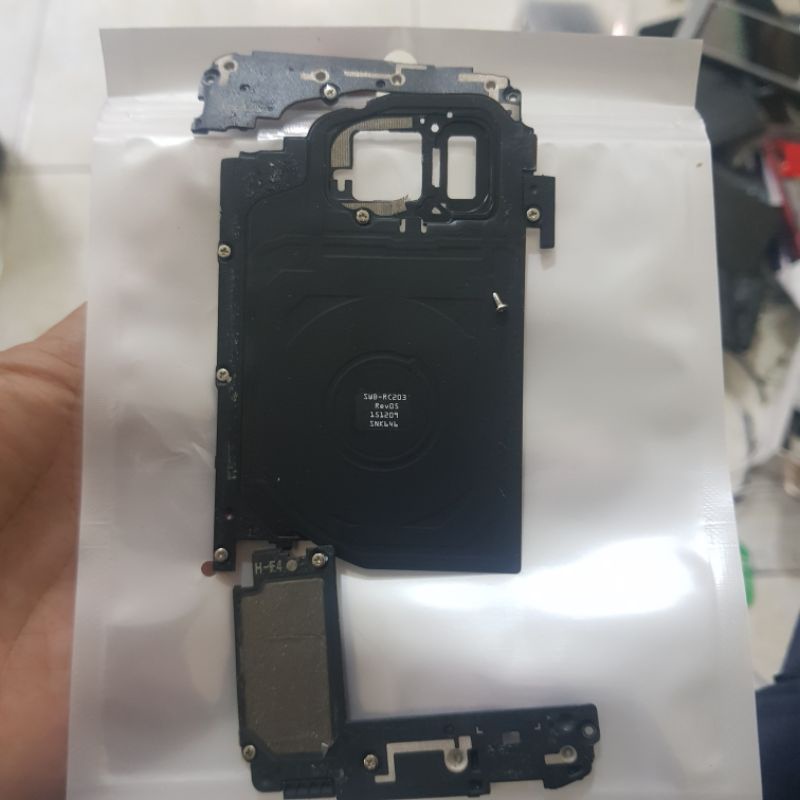 Nfc Buzer Speaker Bawah Dan Tutup Mesin Samsung S7 Flat Ori Copotan