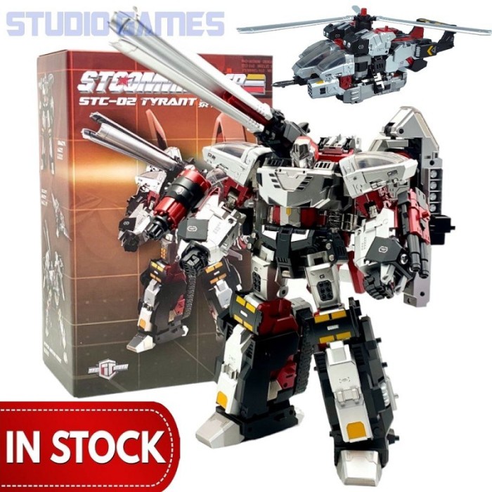 ✨New Tfc Toys St Commander Stc-02 Tyrant - Transformers Dominator Megatron Berkualitas