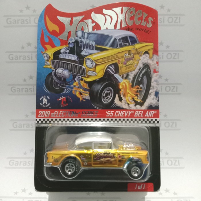 ✨New Hot Wheels Rlc 55 Chevy Bel Air Gasser Dirty Blonde Limited
