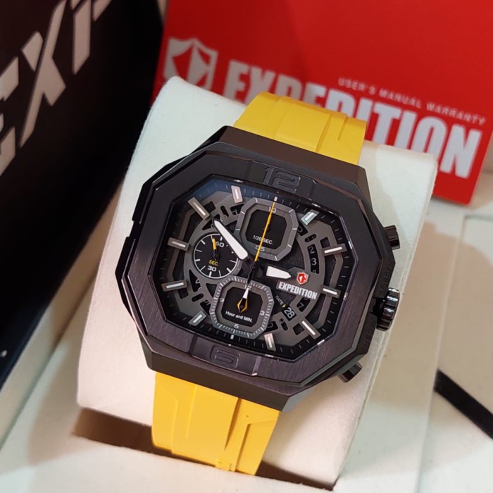 ✅Sale Expedition E6813 E 6813 Mcripbayl Black Yellow Jam Pria Original Limited