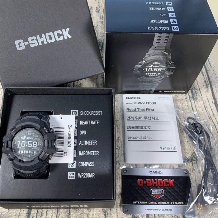 ✅Ready Casio G-Shock Gsw-H1000-1Adr Gswh1000 Original Diskon
