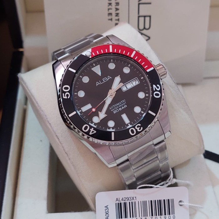✅Ori Jam Tangan Pria Alba Al4293X1 Al4293 Automatic Terbaru Original Terbaru