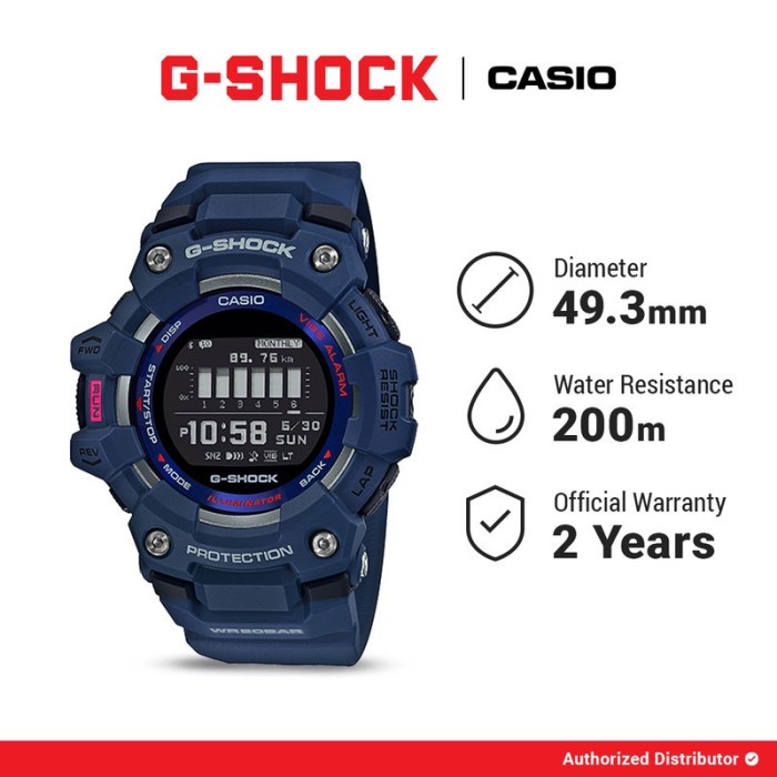 ✅Ori Casio G-Shock Jam Tangan Pria Digital Original Gbd-100-2Dr Bisa Gojek