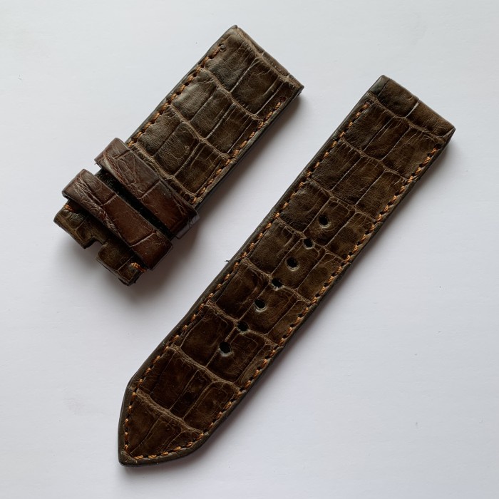 ✅Ori Maple Culture Brown Alligator Leather 26 Mm Bisa Sameday