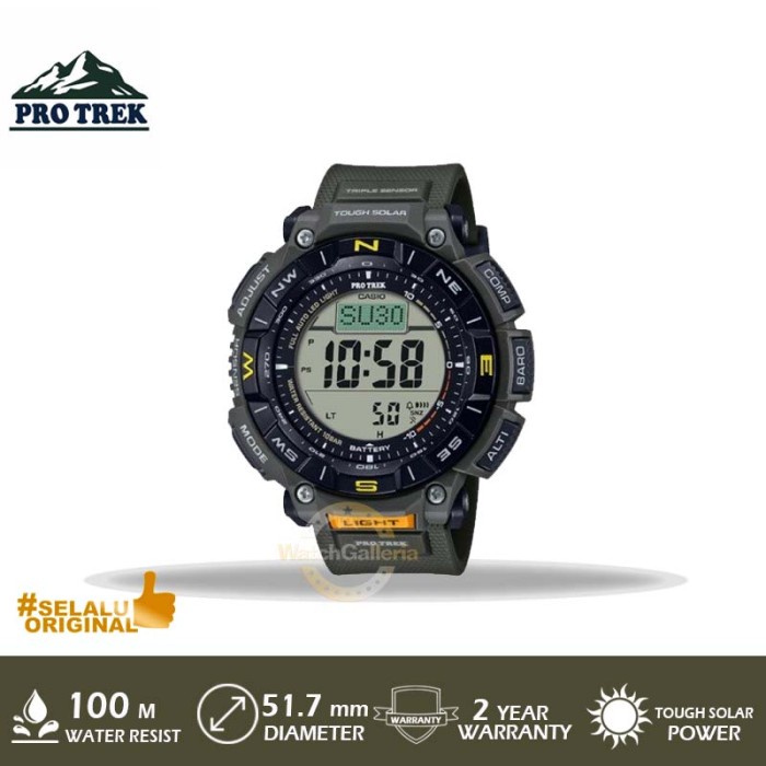 ✅Ori Casio Protrek Prg-340-3Dr/Prg-340-3Dr/Prg-340 Original Murah Limited