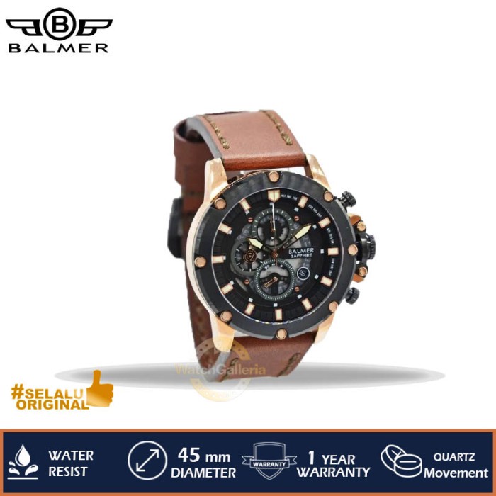 ✅Ori Jam Tangan Balmer B.7988Mbr Original Murah Terbatas