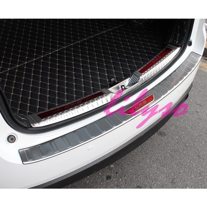 [Original] Aksesoris Mazda Cx5-Still Plate Bagasi Bagian Luar-Door Cover Berkualitas