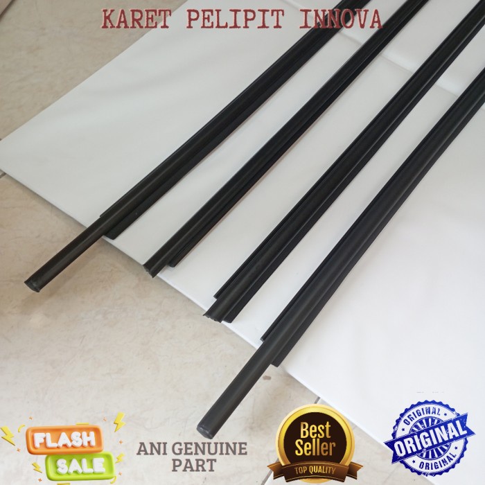 Terbaru Karet Pelipit Kaca Luar Innova 2005-2015 Original Ori