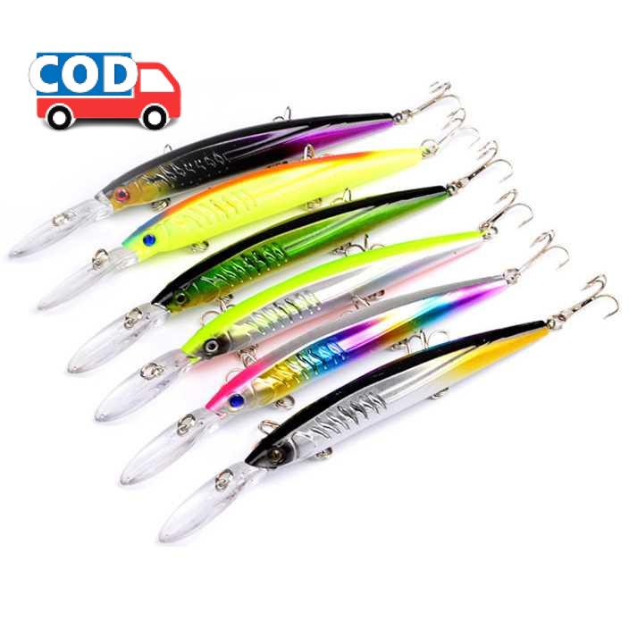 Umpan Pancing Model Ikan Tiruan Warna Warni Kail Pancing Bentuk Jangkar Alat Memancing
