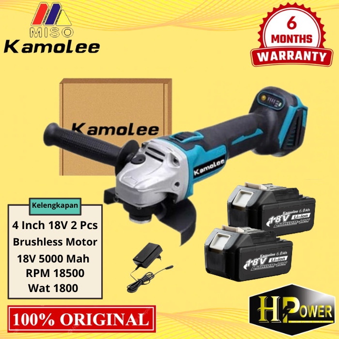 Promo Cordless Grinder (Gerinda) - 18V - Varian Inch - Kamolee Terbaru