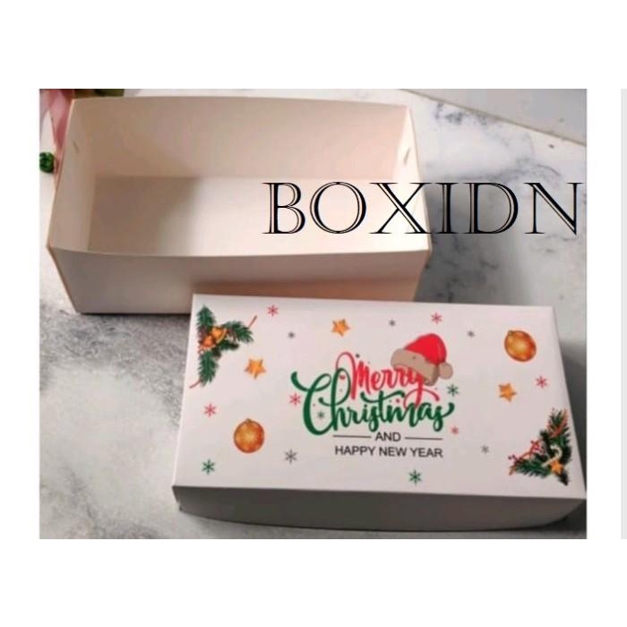 

Box Natal 22X11 X7Cm Box Natal 2 Toples 350Gr Kotak Box Natal Bolu 003