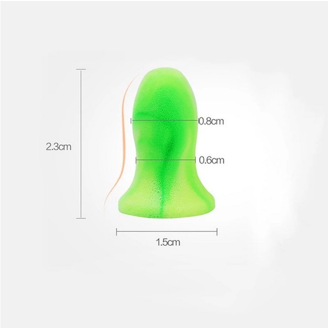 5pairs Ohropax Mini Soft Earplugs Washable Foam Ear Plugs Sleeping -Tatasie